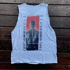 Enslaved In Times Custom Sleeveless Tee Large Black Metal